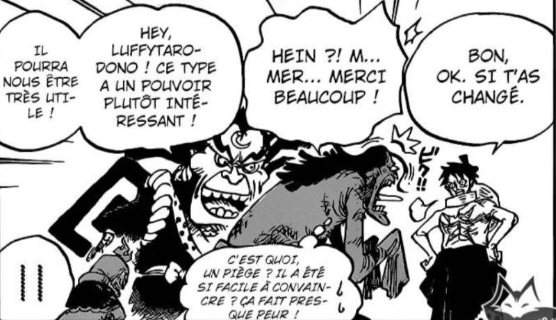 Luffy fait confiance à Caribou - scan 940